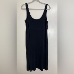 Eileen Fisher 100% Silk Sleeveless Little Black Dress Women’s Size Medium